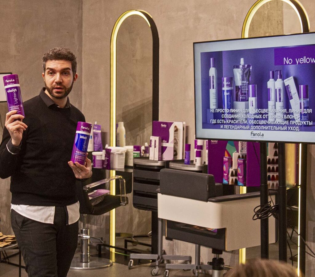 Первый в 2023 году семинар "Окрашивание Fanola"