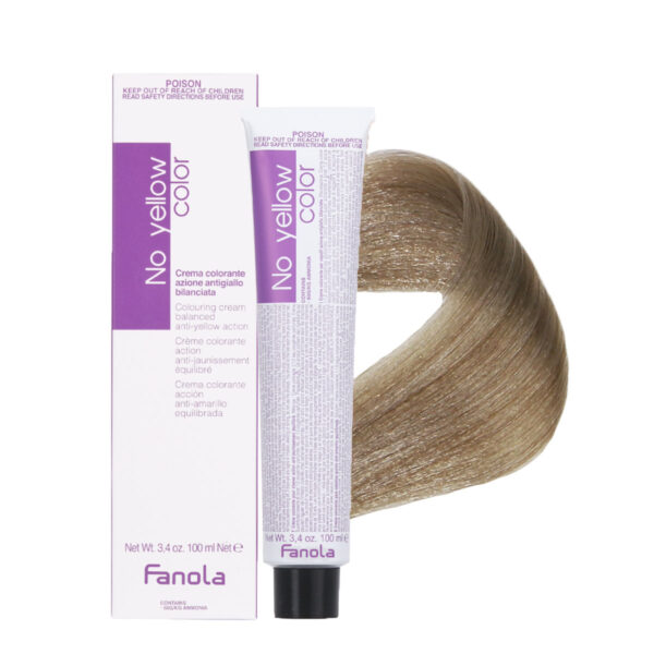 Крем-краска Fanola No Yellow Ice Blonde с антижелтым действием, тон 8 Ice, 100 мл