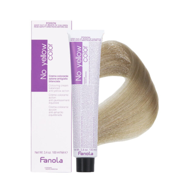 Крем-краска Fanola No Yellow Ice Blonde с антижелтым действием, тон 9 Ice, 100 мл