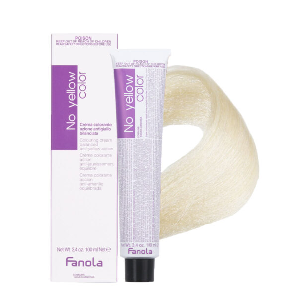 Крем-краска Fanola No Yellow Ice superlighteners с антижелтым действием, тон S.1202, 100 мл