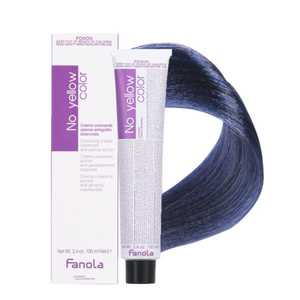 Крем-краска Fanola No Yellow Color Mix toner, тон T.BLUE, 100 мл