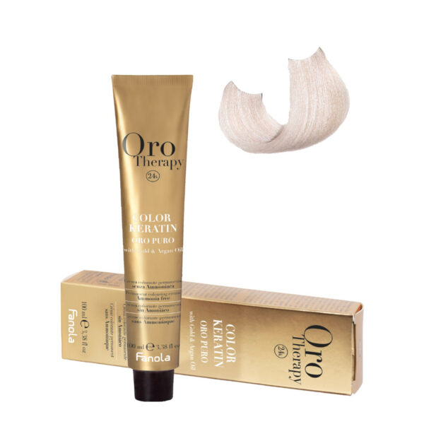 Безаммиачная крем-краска Fanola Orotherapy Color Keratin Oro Puro, тон 11.1, 100 мл