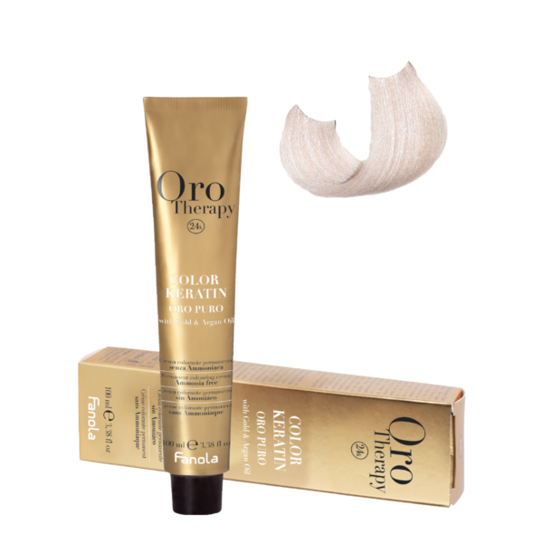 Безаммиачная крем-краска Fanola Orotherapy Color Keratin Oro Puro, тон 11.7, 100 мл