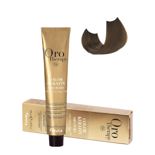Безаммиачная крем-краска Fanola Orotherapy Color Keratin Oro Puro, тон 5.00, 100 мл