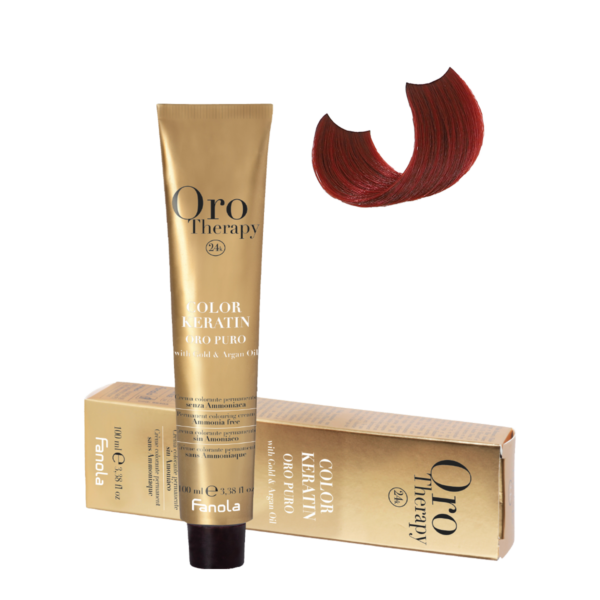Безаммиачная крем-краска Fanola Orotherapy Color Keratin Oro Puro, тон 5.6, 100 мл