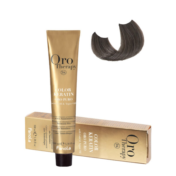 Безаммиачная крем-краска Fanola Orotherapy Color Keratin Oro Puro, тон 6.1, 100 мл