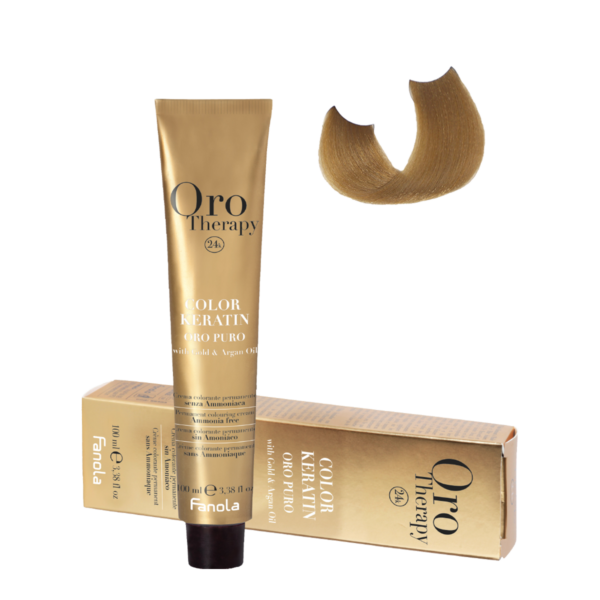 Безаммиачная крем-краска Fanola Orotherapy Color Keratin Oro Puro, тон 7.31, 100 мл