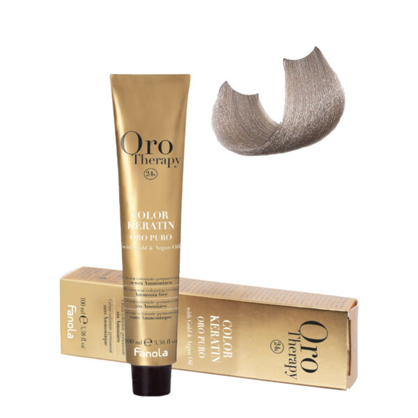 Безаммиачная крем-краска Fanola Orotherapy Color Keratin Oro Puro, тон 8.21, 100 мл