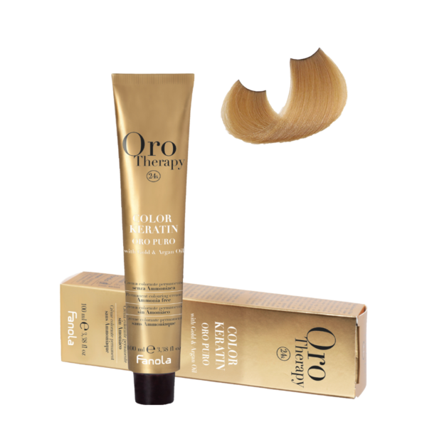 Безаммиачная крем-краска Fanola Orotherapy Color Keratin Oro Puro, тон 8.3, 100 мл