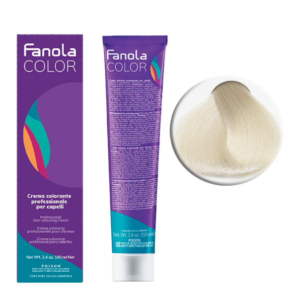 Крем-краска для волос Fanola Color, тон 12.0, суперблонд интенсивно-натуральный, 100 мл