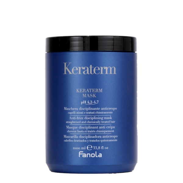 Маска Fanola Keraterm для выпрямленных и химически поврежденных волос, 1000 мл
