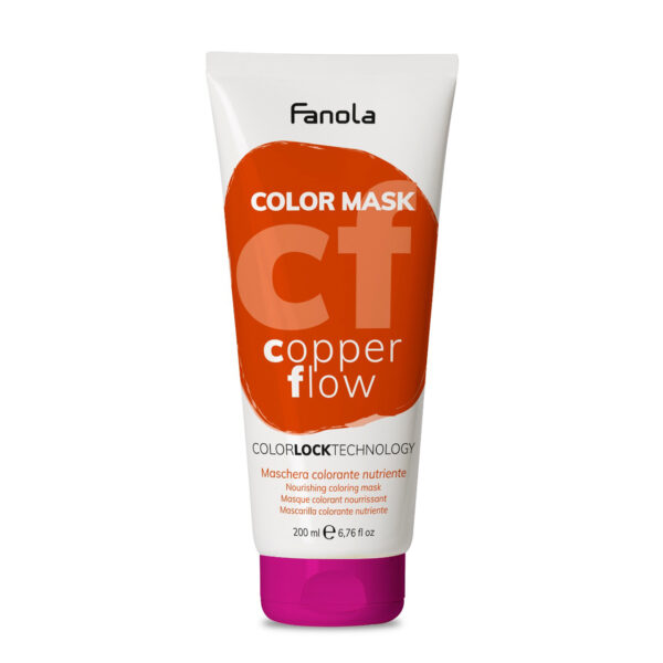 Оттеночная маска для волос Fanola Color Mask медная, 200 мл