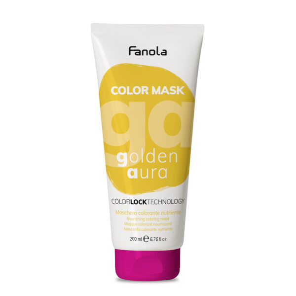 Оттеночная маска для волос Fanola Color Mask золотистая, 200 мл