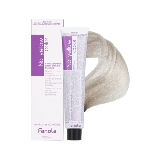 Крем-краска Fanola No Yellow Ice Blonde с антижелтым действием, тон Т.11, 100 мл