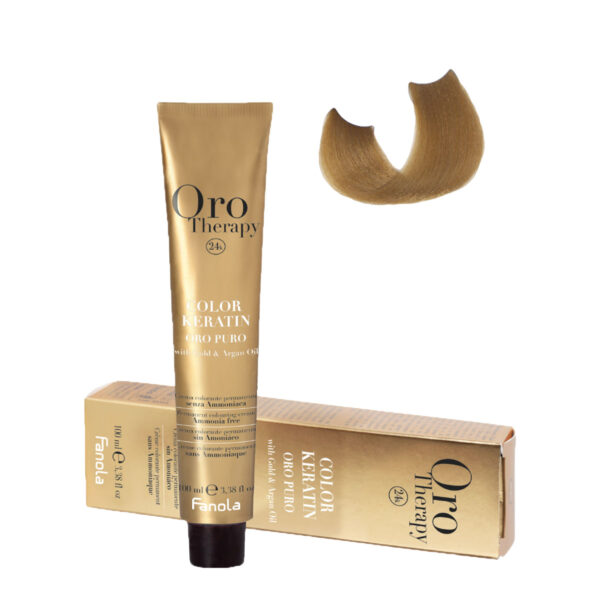Безаммиачная крем-краска Fanola Orotherapy Color Keratin Oro Puro, тон 8.31, 100 мл