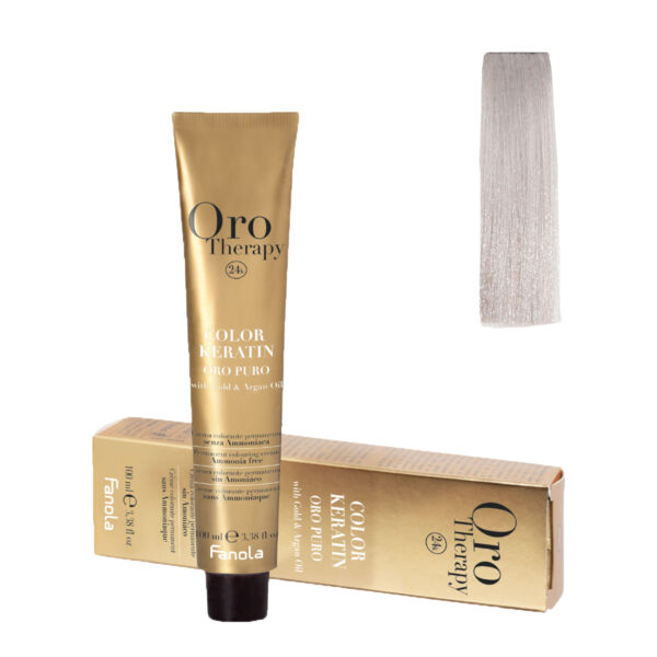 Безаммиачная крем-краска Fanola Orotherapy Color Keratin Oro Puro, Корректор серебристый, 100 мл