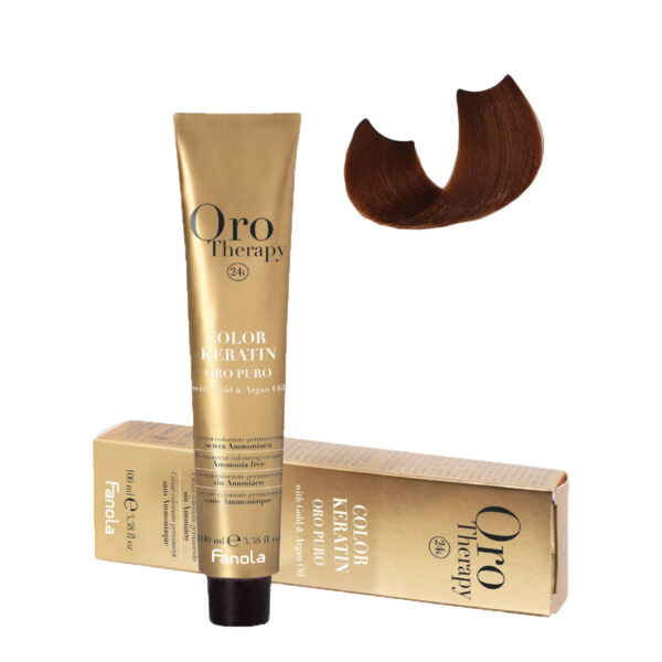 Безаммиачная крем-краска Fanola Orotherapy Color Keratin Oro Puro, тон 8.13, 100 мл